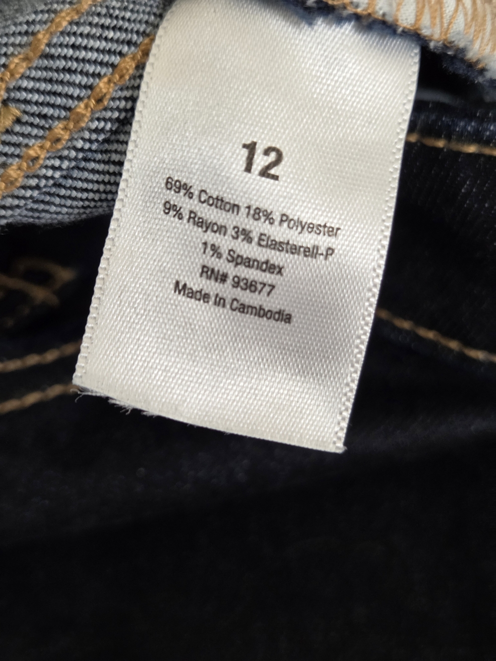 a.n.a Dark Wash Blue Jeggings with Snap Hem Accents - Picture 6 of 15